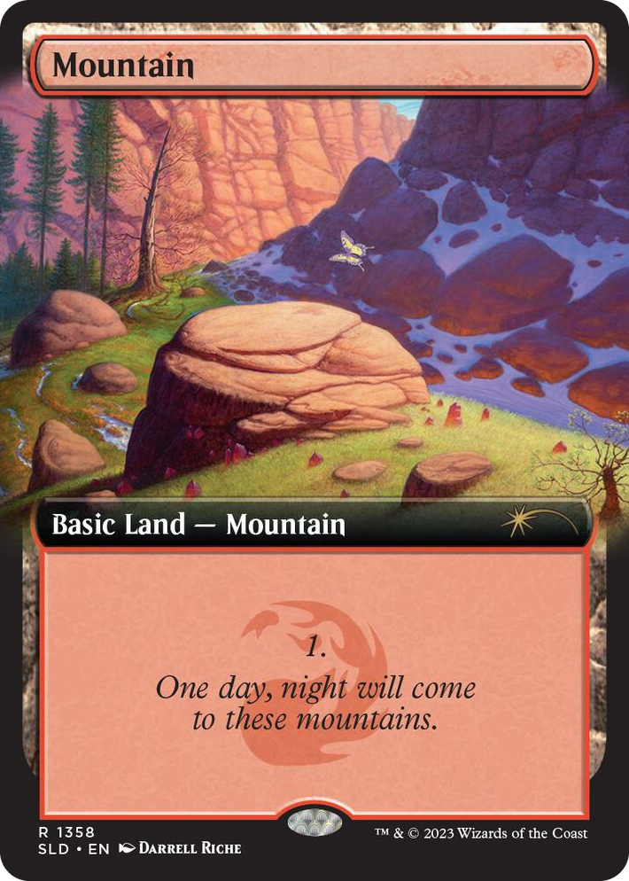1358 Mountain (1358) R Secret Lair Drop Series
