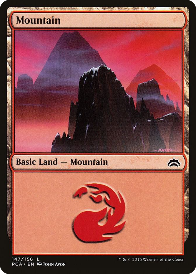 Mountain (147) #147 L - Planechase Anthology Pokemon card