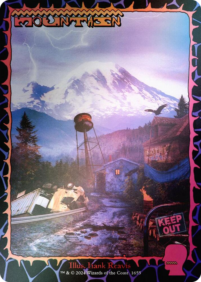 Mountain (1655) (Rainbow Foil) #1655 R - Secret Lair Drop Series Pokemon card