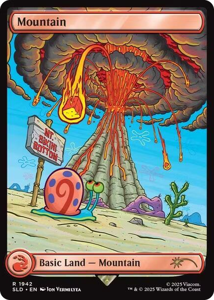 Mountain (1942) #1942 R - Secret Lair Drop Series Pokemon card