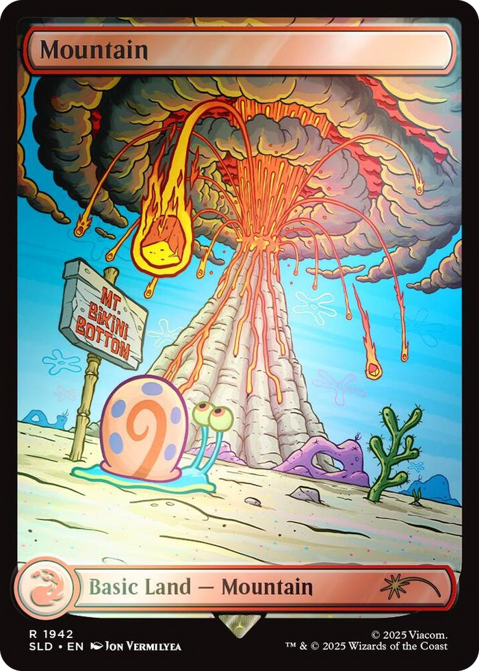 Mountain (1942) (Rainbow Foil) #1942 R - Secret Lair Drop Series Pokemon card