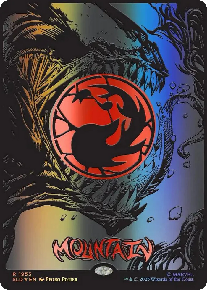 1953 Mountain (1953) (Raised Foil) R Secret Lair Drop Series