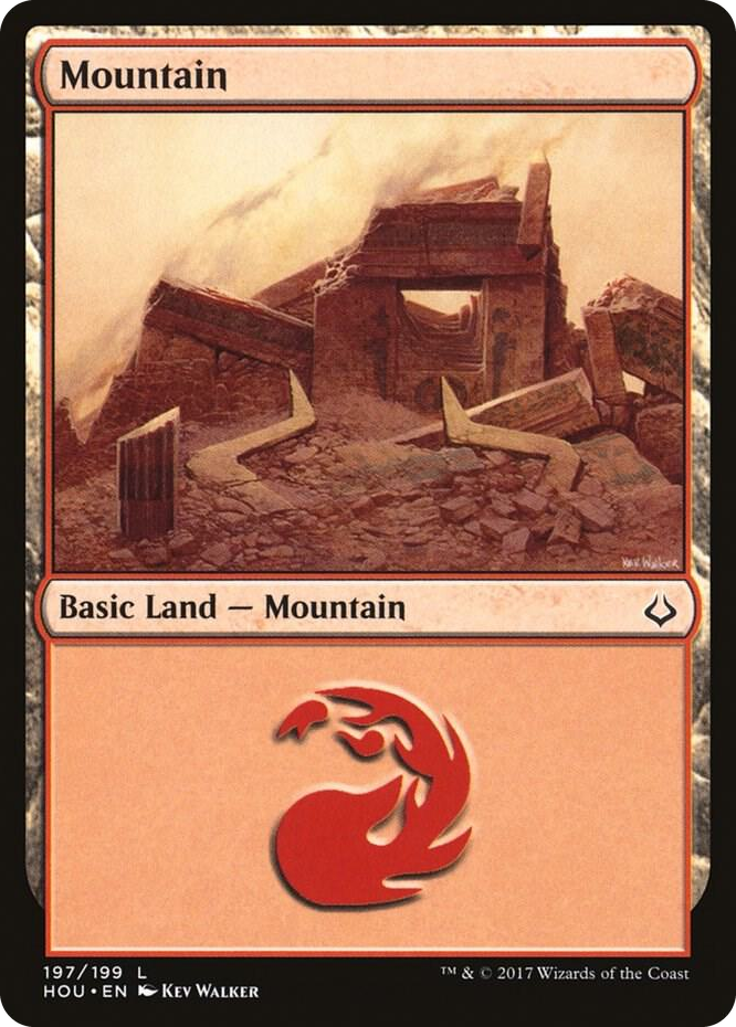 Mountain (197) #197 L - Hour of Devastation Pokemon card