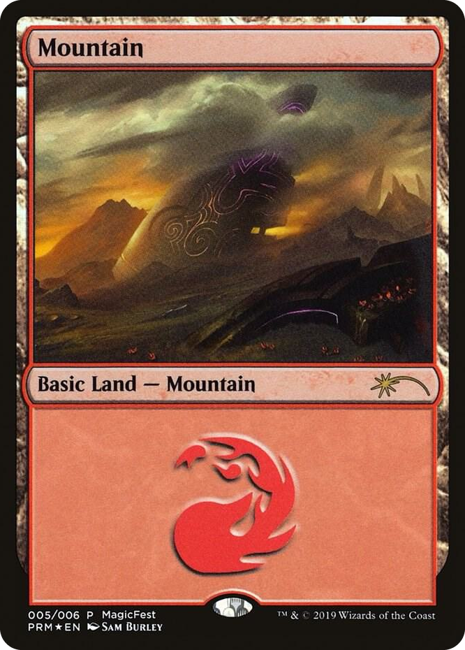 0005 Mountain (2019) L MagicFest Cards