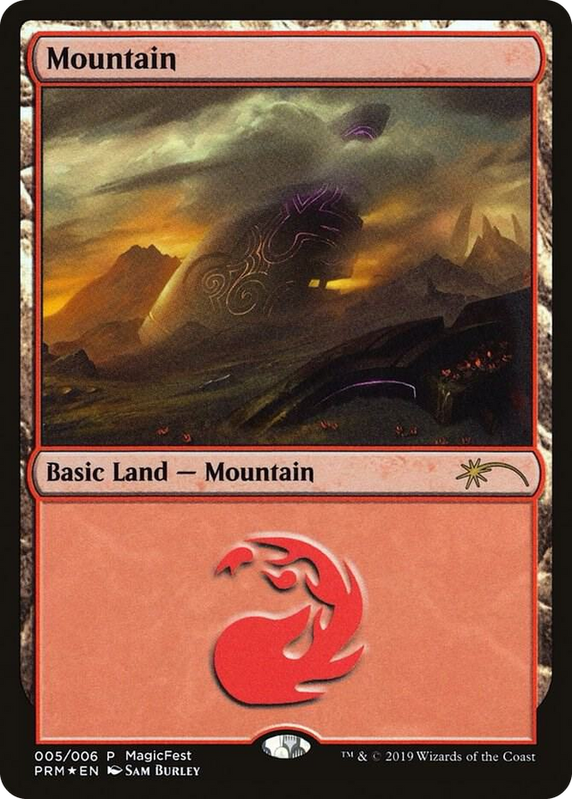 0005 Mountain (2019) L MagicFest Cards