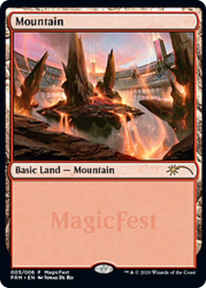 0005 Mountain (2020) L MagicFest Cards