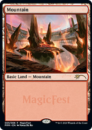 0005 Mountain (2020) L MagicFest Cards