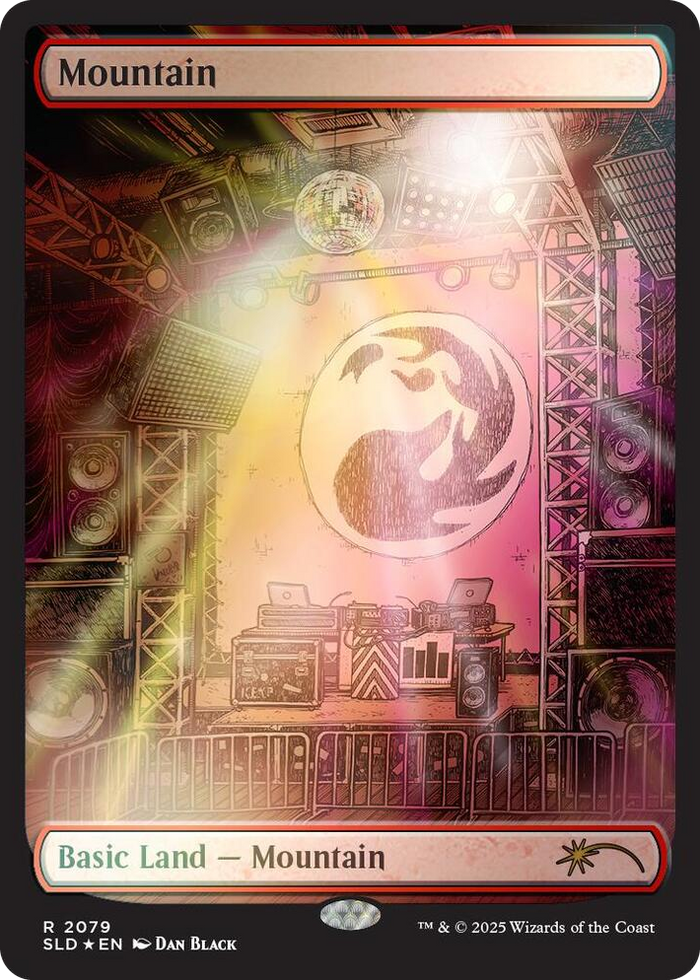 Mountain (2079) (Rainbow Foil) #2079 R - Secret Lair Drop Series Pokemon card