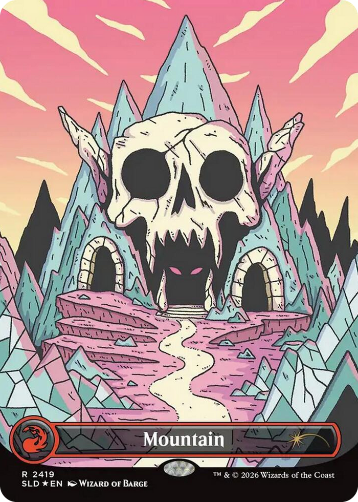 Mountain (2419) #2419 R - Secret Lair Drop Series Pokemon card