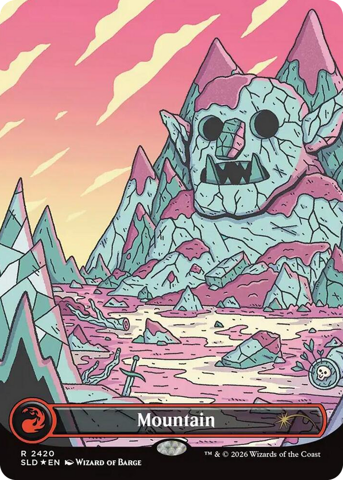 Mountain (2420) #2420 R - Secret Lair Drop Series Pokemon card