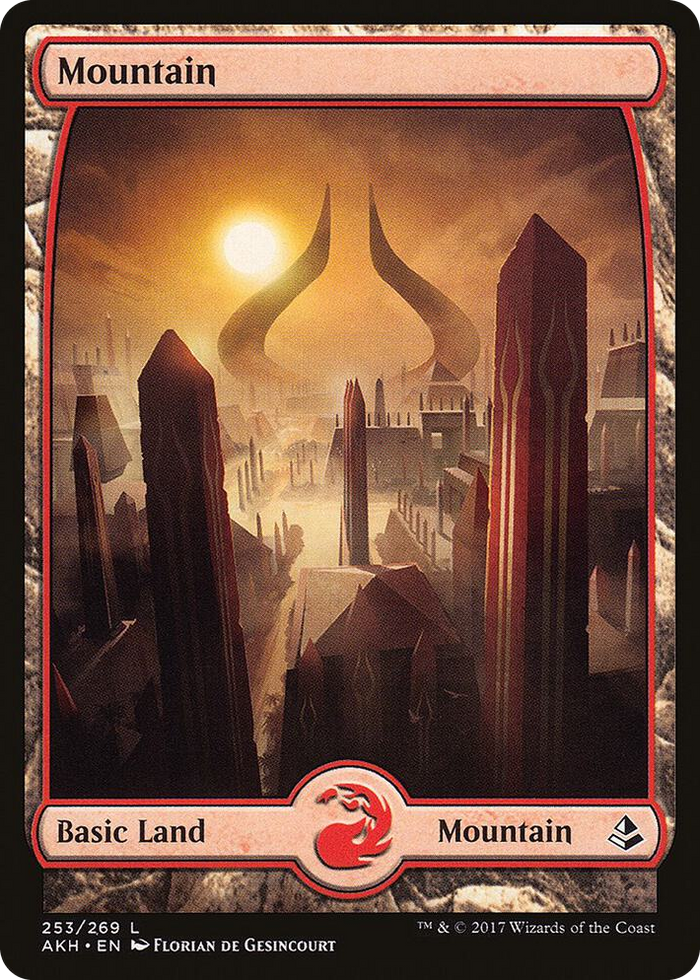 Mountain (253) - Full Art #253 L - Amonkhet Pokemon card