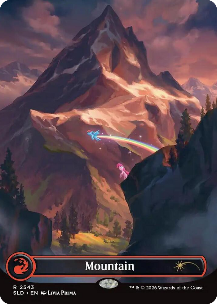 Mountain (2543) #2543 R - Secret Lair Drop Series Pokemon card