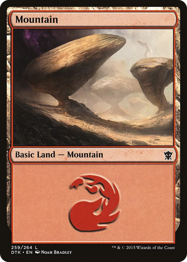 0259 Mountain (259) L Dragons of Tarkir