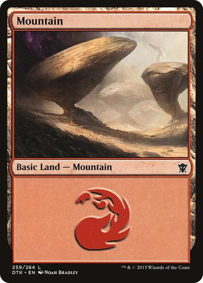 0259 Mountain (259) L Dragons of Tarkir