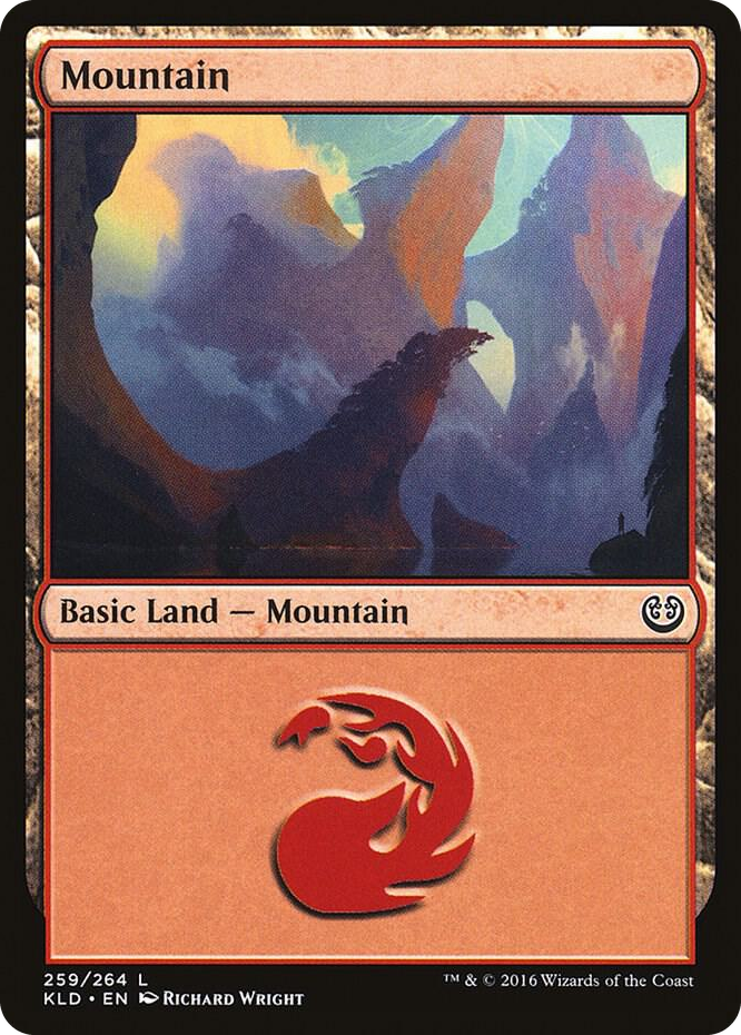 Mountain (259) #259 L - Kaladesh Pokemon card