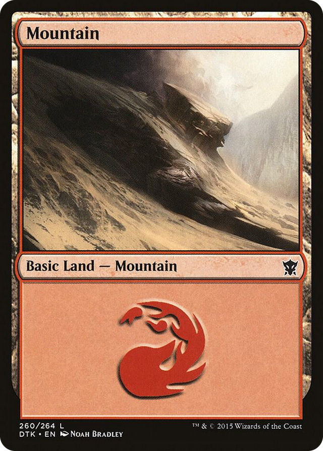 0260 Mountain (260) L Dragons of Tarkir