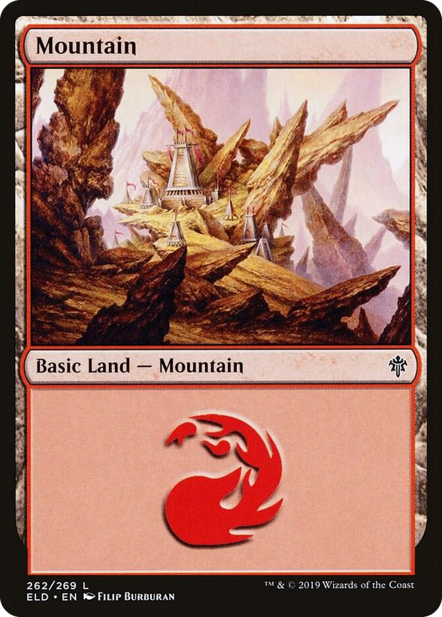0262 Mountain (262) L Throne of Eldraine