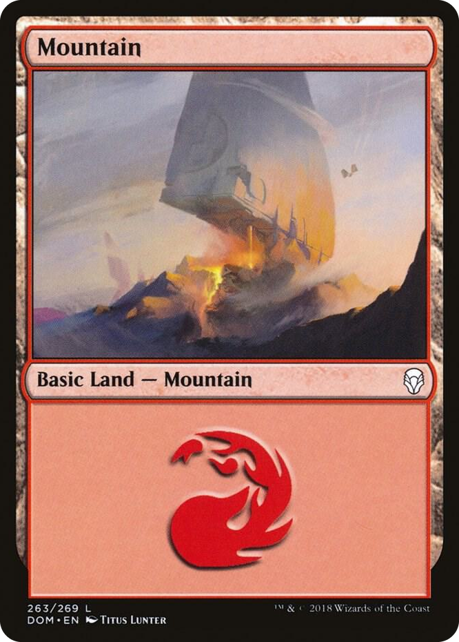 0263 Mountain (263) L Dominaria