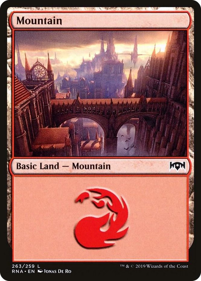 0263 Mountain L Ravnica Allegiance