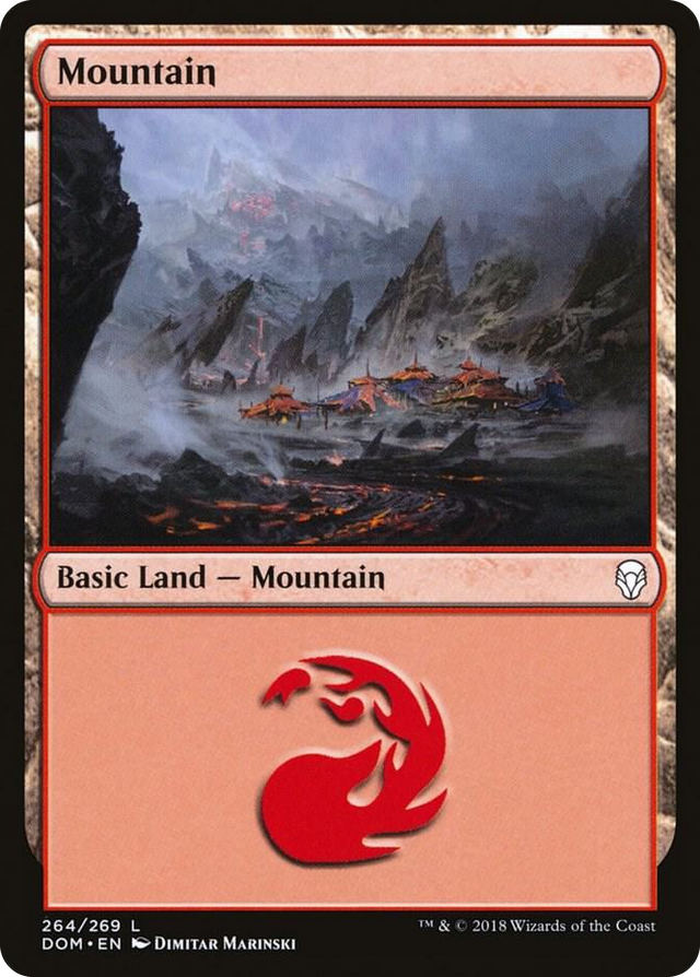 0264 Mountain (264) L Dominaria