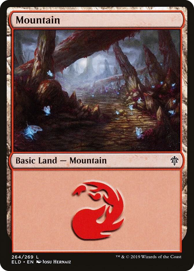 0264 Mountain (264) L Throne of Eldraine