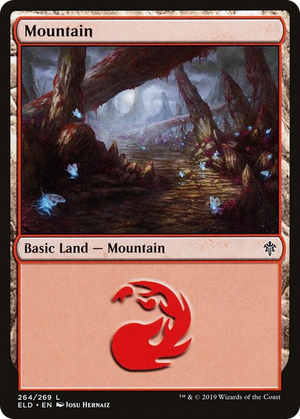 0264 Mountain (264) L Throne of Eldraine
