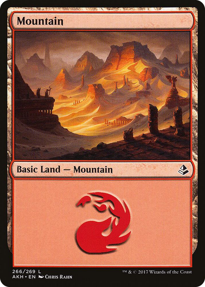 Mountain (266) #266 L - Amonkhet Pokemon card