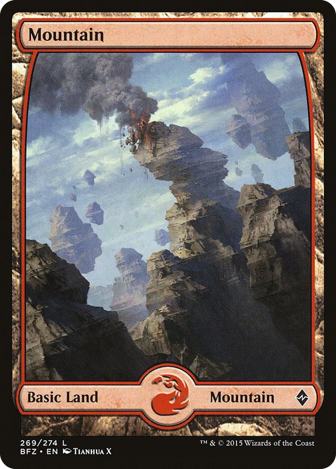 Mountain (269) - Full Art #269 L - Battle for Zendikar Pokemon card