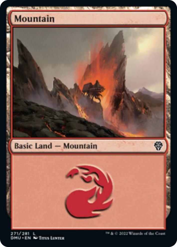 0271 Mountain (271) L Dominaria United