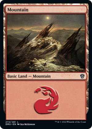 0272 Mountain (272) L Dominaria United