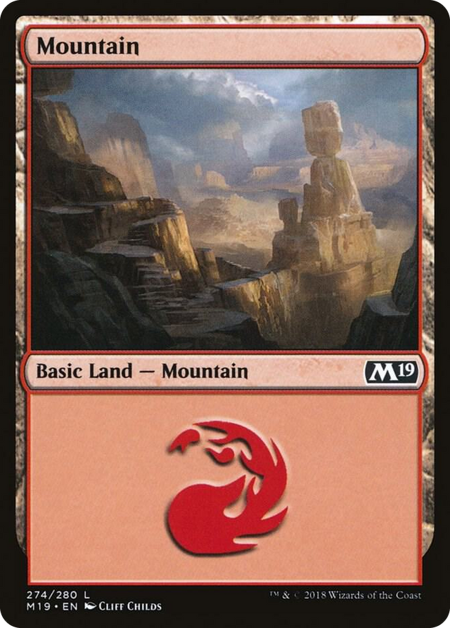 0274 Mountain (274) L Core Set 2019
