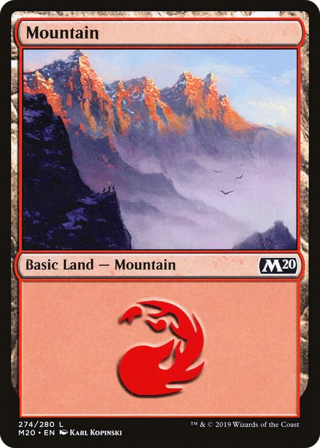 0274 Mountain (274) L Core Set 2020