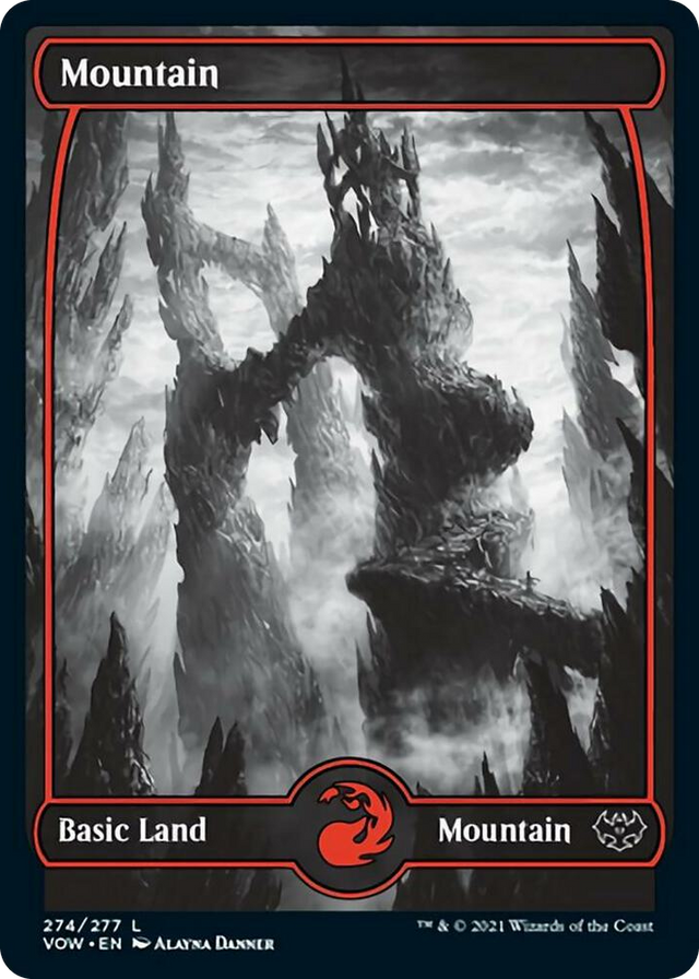 0274 Mountain (274) L Innistrad: Crimson Vow