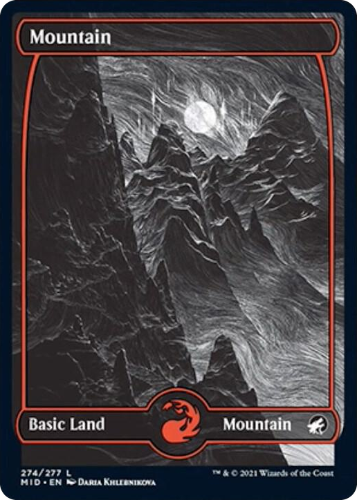 0274 Mountain (274) L Innistrad: Midnight Hunt