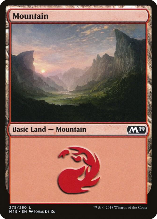 0275 Mountain (275) L Core Set 2019