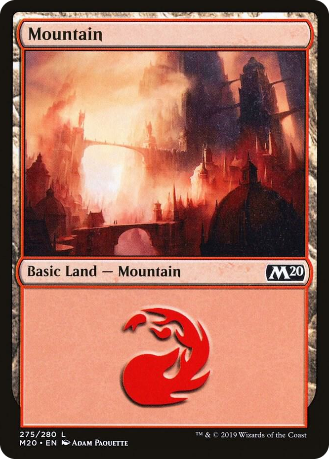 0275 Mountain (275) L Core Set 2020