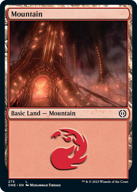 Mountain (275) #275 L - Phyrexia: All Will Be One Pokemon card