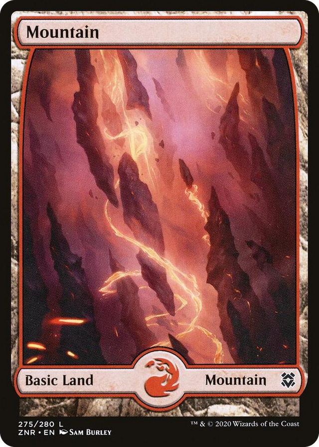 0275 Mountain (275) - Full Art L Zendikar Rising
