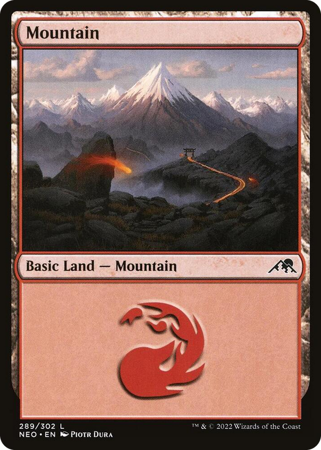 0289 Mountain (289) L Kamigawa: Neon Dynasty