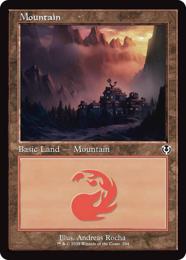 0294 Mountain (294) (Retro Frame) L Innistrad Remastered