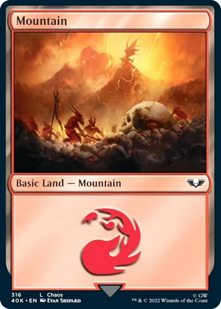 0316 Mountain (316) L Universes Beyond: Warhammer 40,000