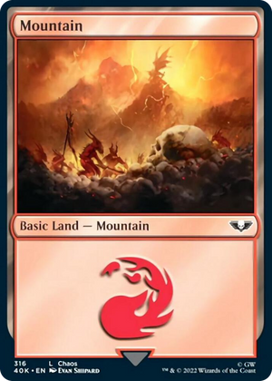 0316 Mountain (316) L Universes Beyond: Warhammer 40,000