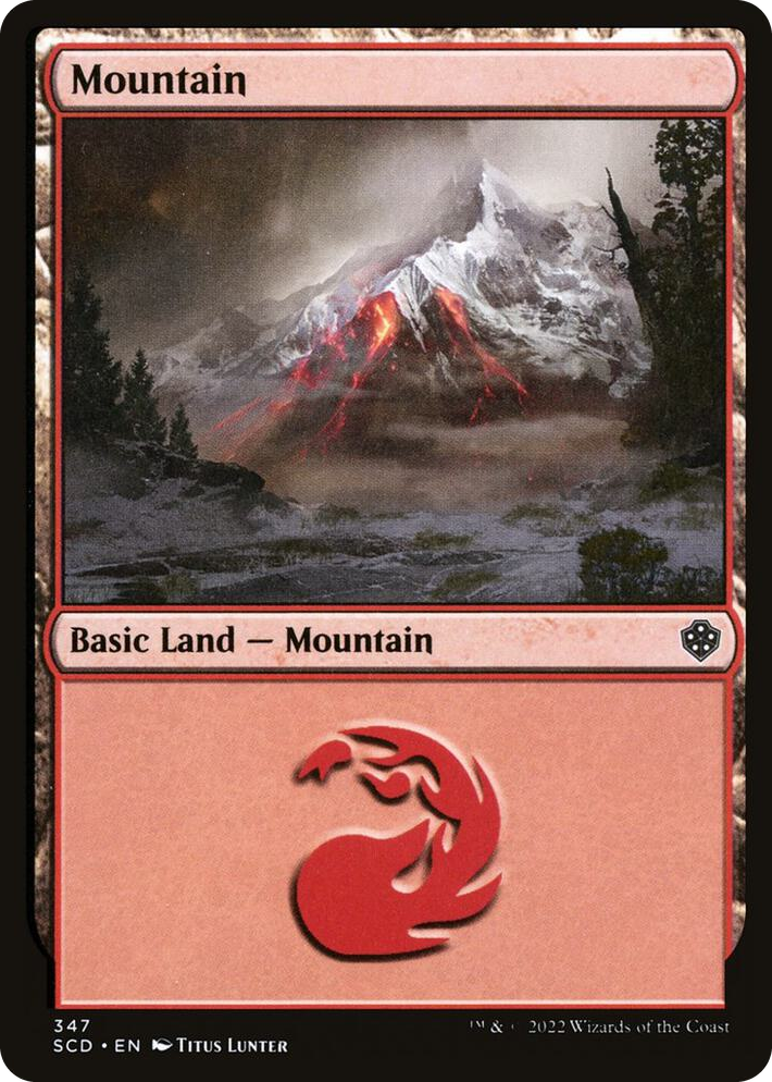 0347 Mountain (347) L Starter Commander Decks