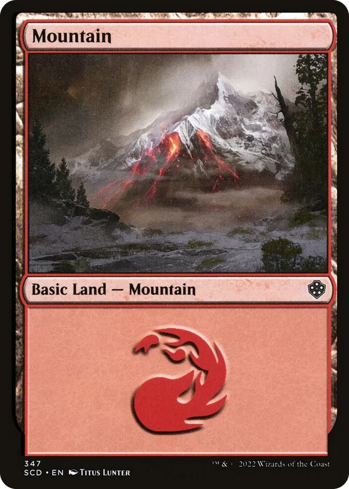0347 Mountain (347) L Starter Commander Decks