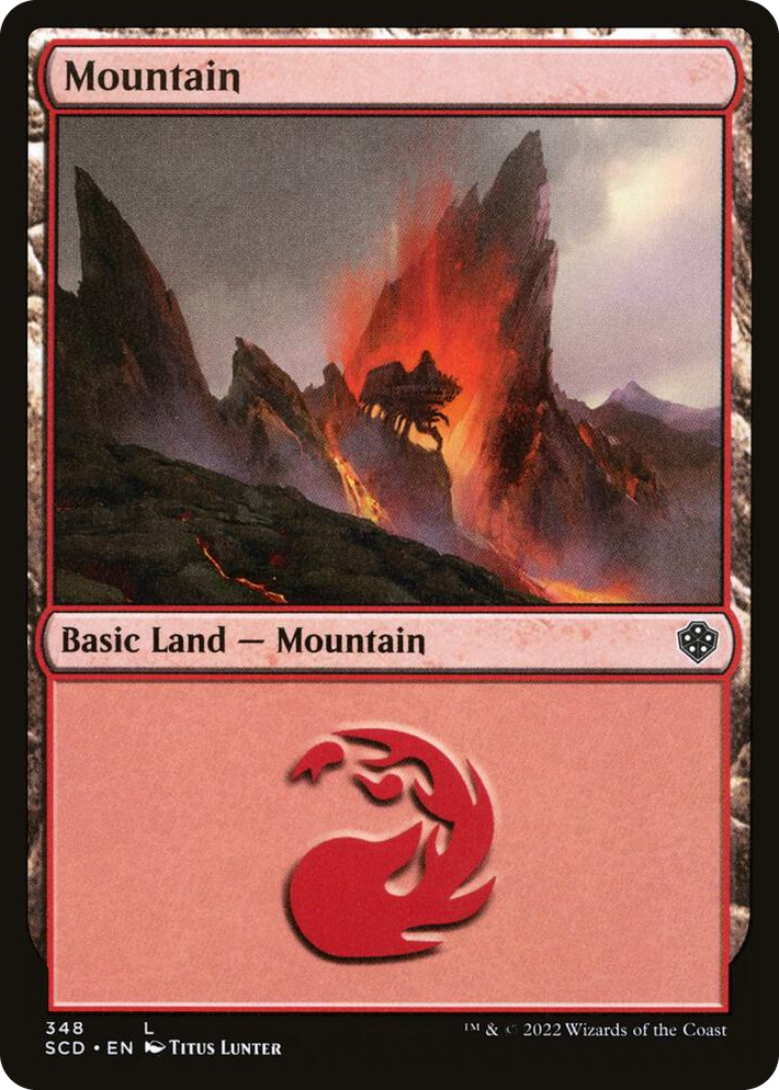 0348 Mountain (348) L Starter Commander Decks