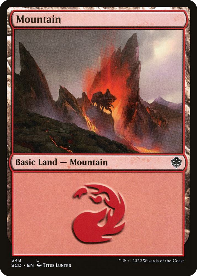 0348 Mountain (348) L Starter Commander Decks