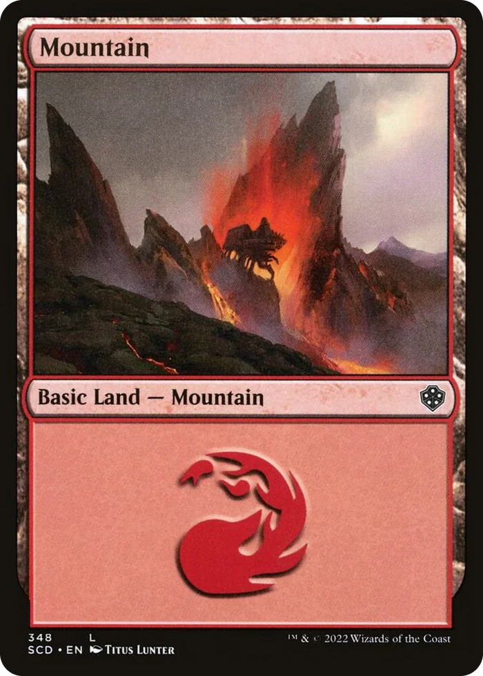 0348 Mountain (348) L Starter Commander Decks