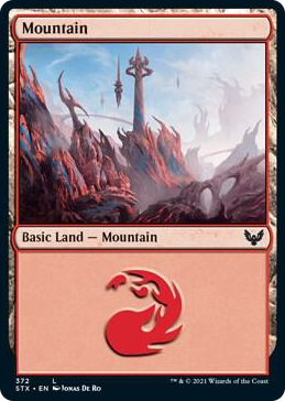 0372 Mountain (372) L Strixhaven: School of Mages