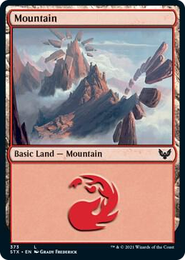 0373 Mountain (373) L Strixhaven: School of Mages