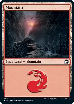 0383 Mountain (383) L Innistrad: Midnight Hunt
